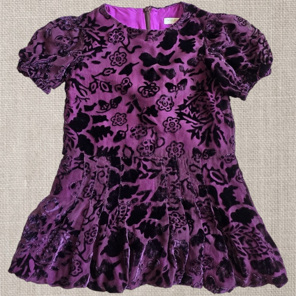 Burberry Kids Velvet dress